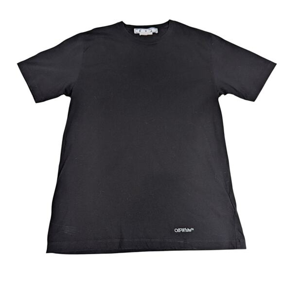 Off-White Scribble Diag Slim Tee Black White XXL Virgil Abloh Streetwear - Picture 3 of 13